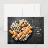 Sushi Platter Briefkaart (Voorkant / Achterkant)