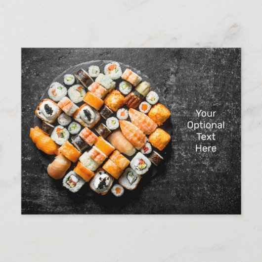 Sushi Platter Briefkaart (Voorkant)