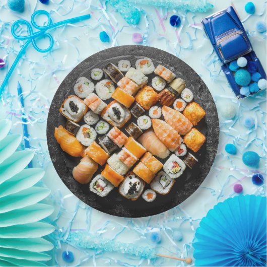Sushi Platter Papieren Bordje (Feest)