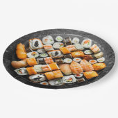 Sushi Platter Papieren Bordje (Gekanteld)