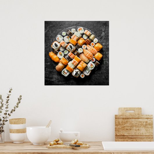 Sushi Platter Poster (Keuken)