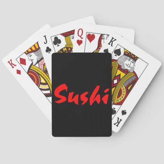 Sushi Pokerkaarten (Achterkant)