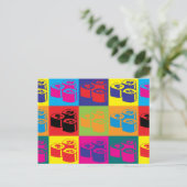 Sushi Pop Art Briefkaart (Staand voorkant)
