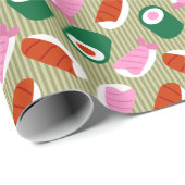Sushi Pop Art Cadeaupapier (Rol Hoek)