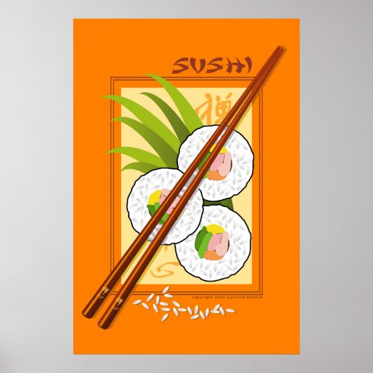 Sushi Poster (Voorkant)
