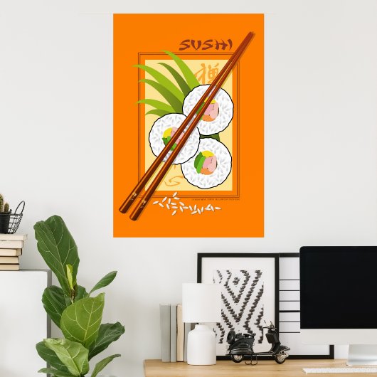 Sushi Poster (Thuiskantoor)