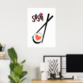 Sushi Poster (Thuiskantoor)