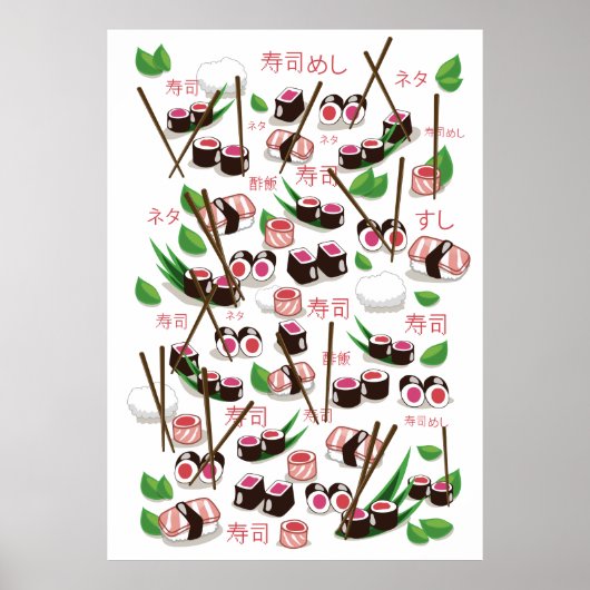Sushi Poster (Voorkant)
