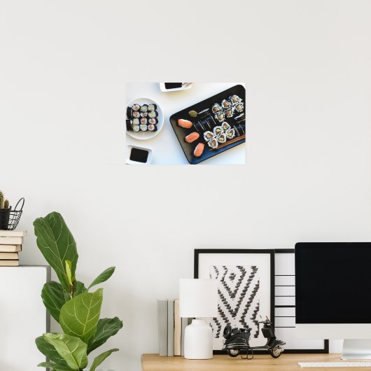 Sushi poster (Thuiskantoor)