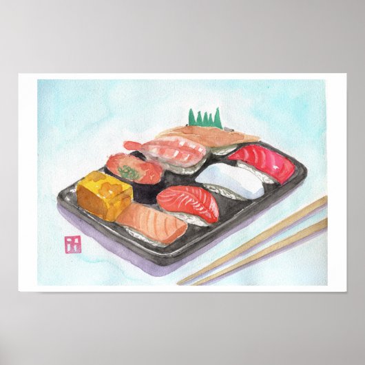 Sushi print (Voorkant)