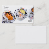 Sushi-profielkaart Visitekaartje (Voorkant / Achterkant)