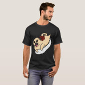 Sushi Pug T-shirt (Voorkant volledig)