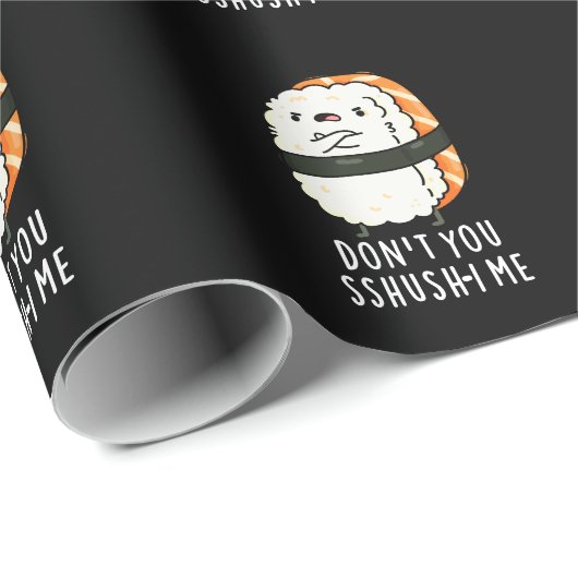 Sushi Pun Dark BG Cadeaupapier (Rol Hoek)