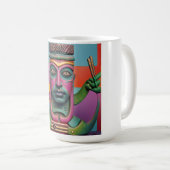 Sushi Radio Tiki Man Koffiemok (Voorkant rechts)