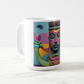 Sushi Radio Tiki Man Koffiemok (Voorkant links)