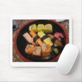 Sushi Raw Food Japans maalmiddel Delicious Serving Muismat (Met muis)