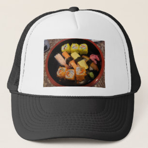 Sushi Raw Food Japans maalmiddel Delicious Serving Trucker Pet