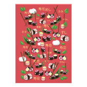 Sushi Red Foto Afdruk (Voorkant)
