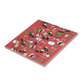 Sushi Red Tegeltje (Zijkant)