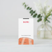 Sushi Restaurant Visitekaartje (Staand voorkant)