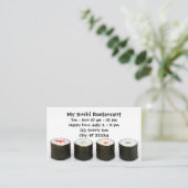  Sushi Restaurant Visitekaartje (Staand voorkant)