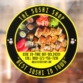 Sushi Restaurant Voordeur aanpassen Raamsticker (Vel 2)