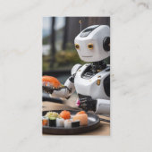 sushi-robot visitekaartje (Voorkant)