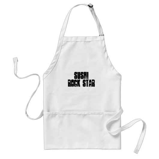 Sushi Rock Star Standaard Schort (Voorkant)