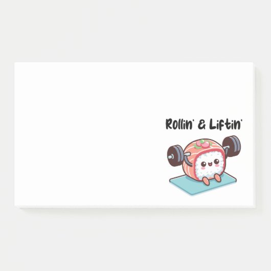 Sushi Rol Gewichten Lichten Post-it® Notes (Voorkant)