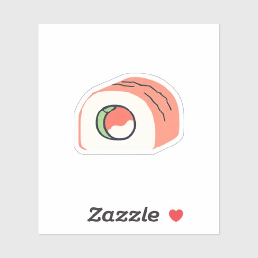 Sushi Rol Sticker (Vel)