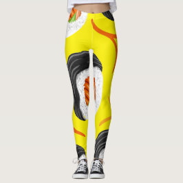 Sushi Roll Atletische Yoga Leggings