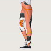 Sushi Roll Atletische Yoga Leggings (Links)