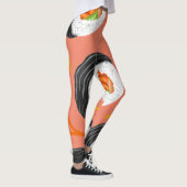Sushi Roll Atletische Yoga Leggings (Rechts)