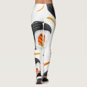 Sushi Roll Atletische Yoga Leggings (Achterkant)