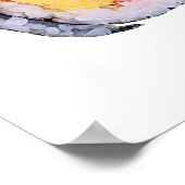 Sushi Roll & Chopsticks - Gepersonaliseerd Sjabloo Poster (Hoek)