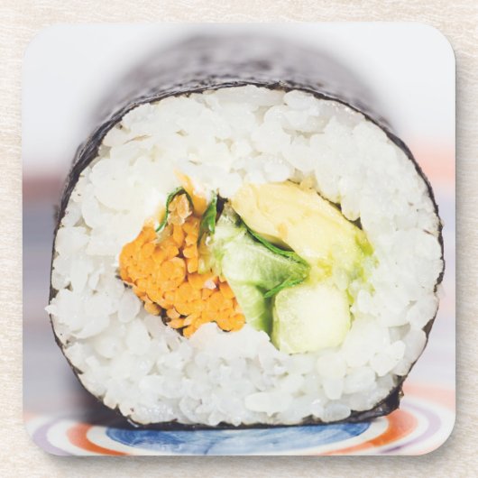 Sushi roll Fish and rice Bier Onderzetter (Voorkant)