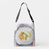 Sushi roll Fish and rice Crossbody Tas (Achterkant)