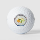 Sushi roll Fish and rice Golfballen (Voorkant)