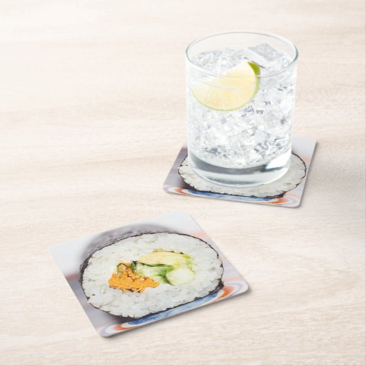 Sushi roll Fish and rice Kartonnen Onderzetters (Insitu)