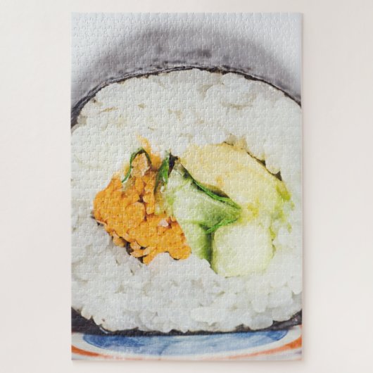 Sushi roll Fish and rice Legpuzzel (Verticaal)