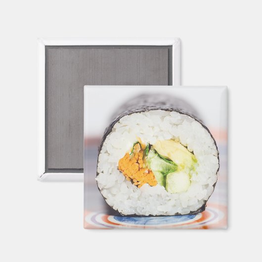 Sushi roll Fish and rice Magneet (Voorkant / Achterkant)