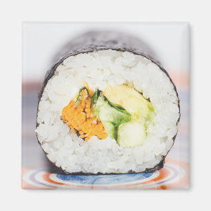 Sushi roll Fish and rice Magneet