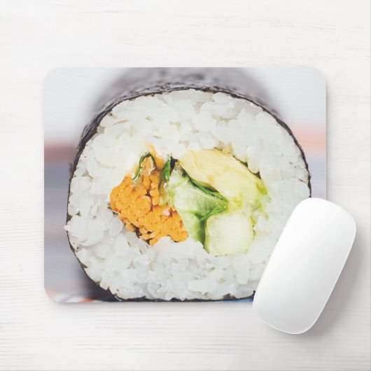 Sushi roll Fish and rice Muismat (Met muis)
