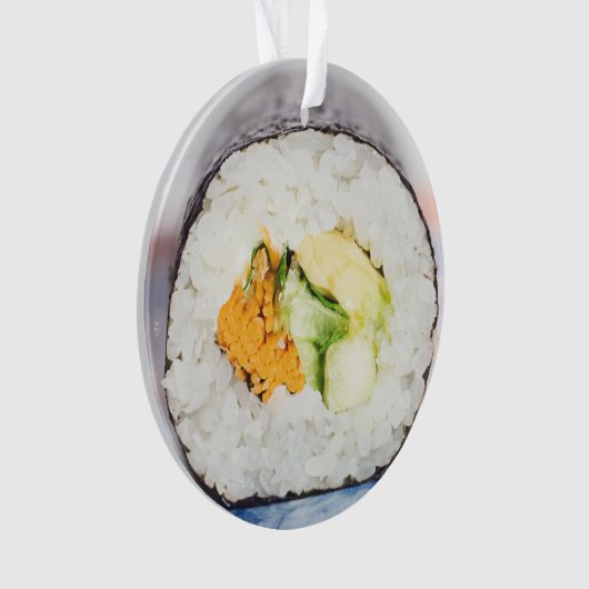 Sushi roll Fish and rice Ornament (voorkant)