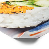 Sushi roll Fish and rice Poster (Hoek)