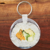 Sushi roll Fish and rice Sleutelhanger (Voorkant)