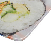 Sushi roll Fish and rice Snijplank (Hoek)