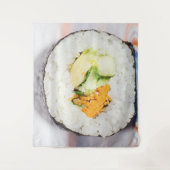 Sushi roll Fish and rice Wandkleed (Voorkant)