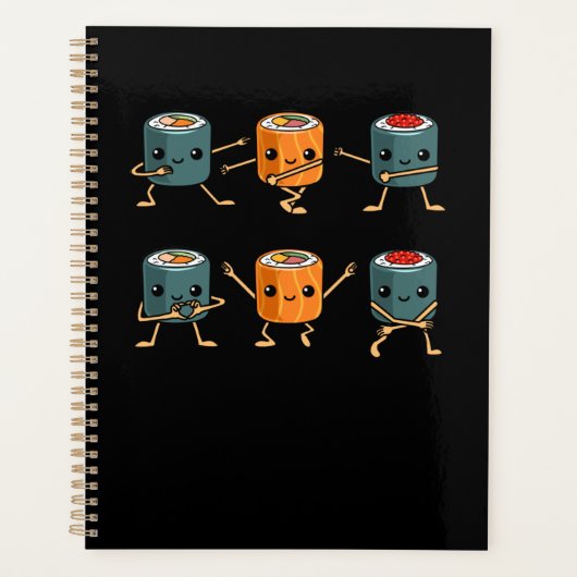 Sushi Roll Gift Women Sushi Lover Japans Sushi Planner (Voorkant)