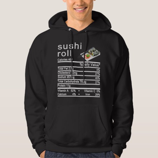 sushi roll hoodie (Voorkant)